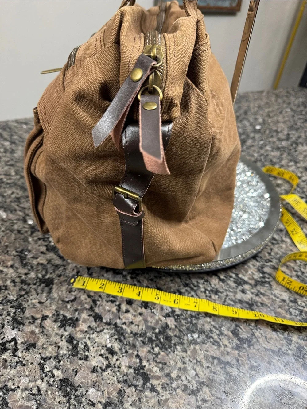 Bugatti Canvas Duffel Bag - Brown NWOT